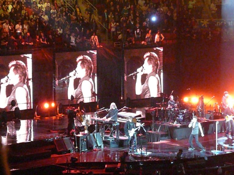 Bon Jovi … round #5 … exhausted after 2 hours with Jon Bon Jovi