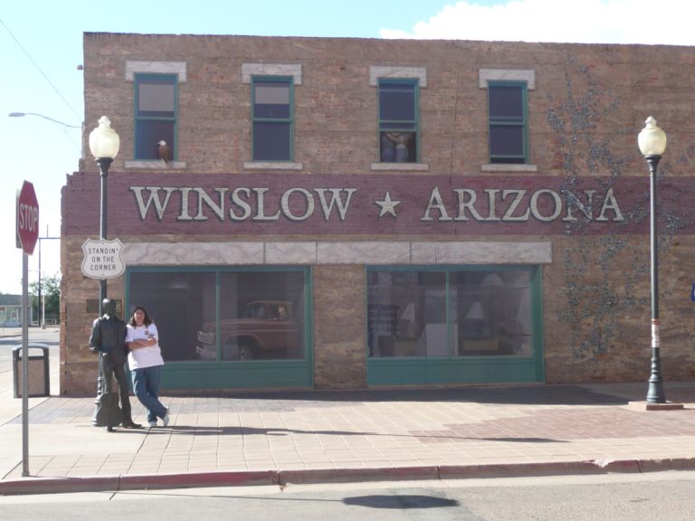 Standin’ on the corner in Winslow Arizona