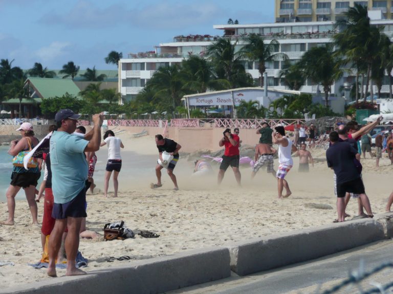 A natural sandblasting