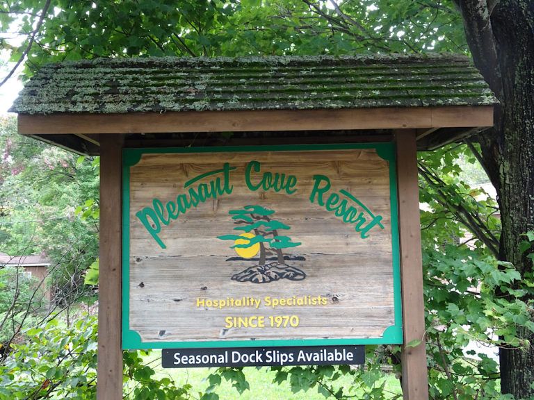 It is a pleasant cove