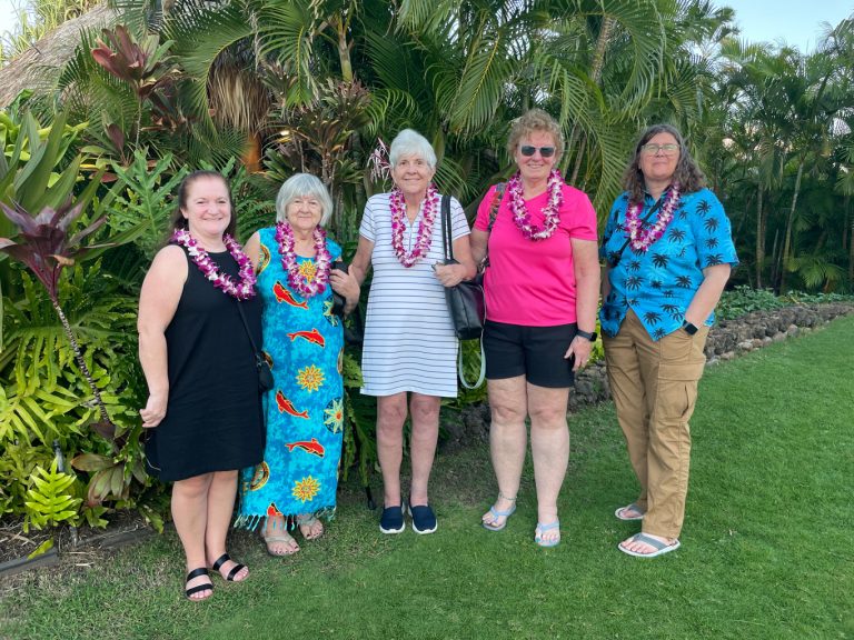 I got lei’d twice today .. oh and Happy Birthday Joan